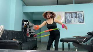 Using hula hoop Helen phan canada