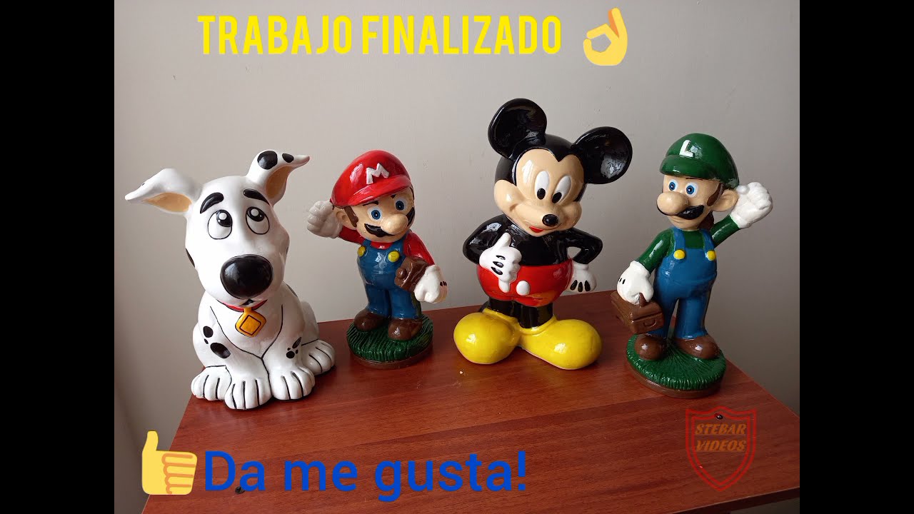 Como pintar figuras de yeso o cerámica.