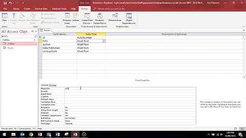 MS Access - Changing Field Size