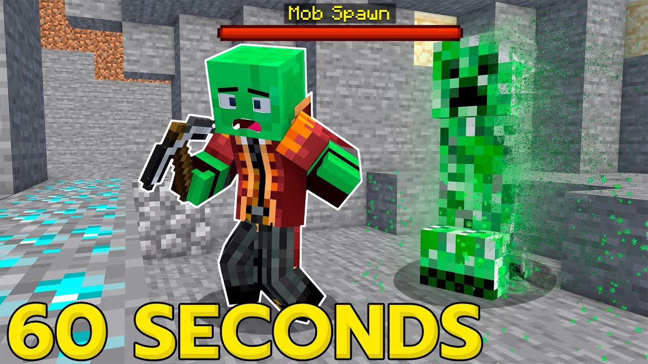 😱 Minecraft But Mobs Spawn Every 60 SECONDS! - YouTube