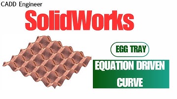 Eierdoosontwerp in SolidWorks | Oppervlaktemodellering + Dikmaken Tutoria #solidworks #caddengineer