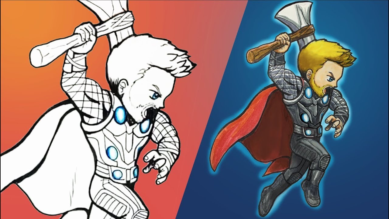 Update more than 69 thor sketch with stormbreaker best