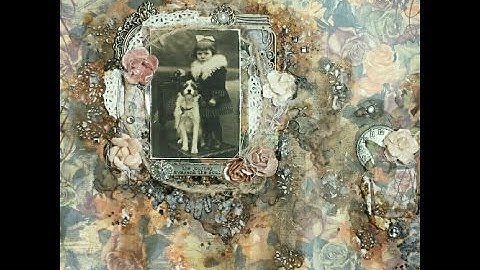 "The Journey" Mixed Media Layout Tutorial Using Scraps of Elegance "Timeless" Kit