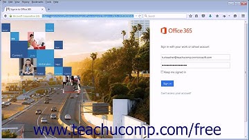 Outlook Web App Tutorial Starting the Outlook Web App 2015 Microsoft Training