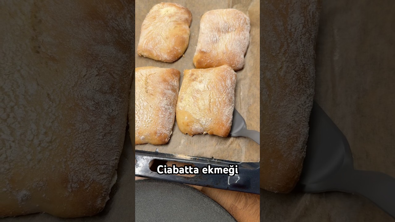 Kabartamadığım ciabatta ekmeğim 😂 #yemek #pratiktarifler #tarif #yemekvideo #ekmek #yemektarifleri