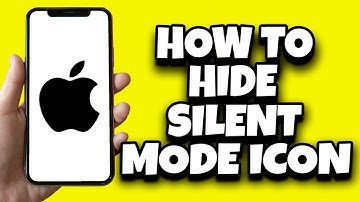 How To Hide Silent Mode Icon From Status Bar On iPhone 15 (Latest)