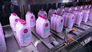 Polypack ILB para paquetes de 3 botellas de loción | Envolvimiento retráctil y encajonado