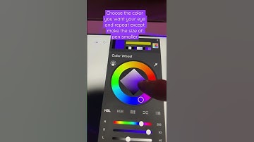 How to make an eye on sketchbook (drawing app) [free]
