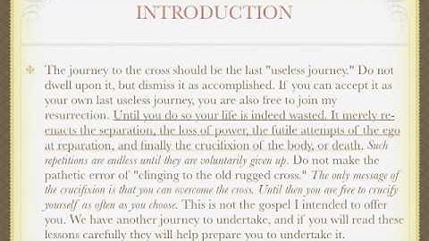 3 1 The Illusions Of The Ego: Introduction - A Course in Miracles