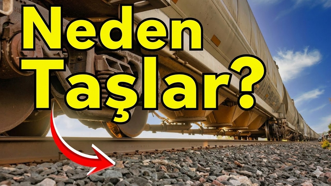 Demiryolu Raylarının Kenarlarında Neden Taşlar Var ?