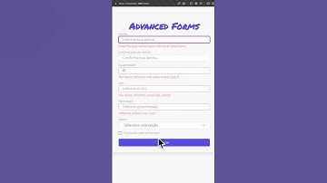 ReactJS: Formulários AVANÇADOS com Zod e React Hook Form #reactjs #typescript #frontend