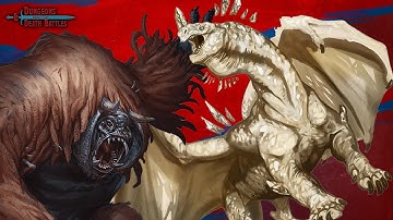 Barlgura vs Young Crystal Dragon | Dungeons & Death Battles | Season 5 Grand Final