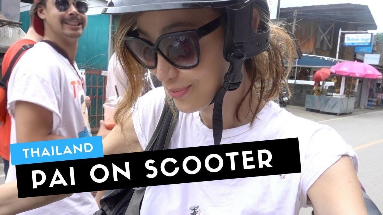 FIRST TIME ON A SCOOTER // EXPLORING PAI BY BIKE!