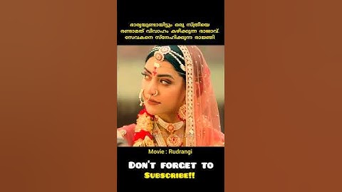 The Triangle love story of Rudrangi #shortsfeed #shorts /voiceovermalayalam #southmovie