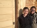 Girls Making Their Own Home Made Wooden Door