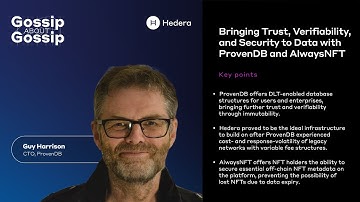 Gossip about Gossip: Bringing Trust, Verifiability, and Security to Data with ProvenDB and AlwaysNFT