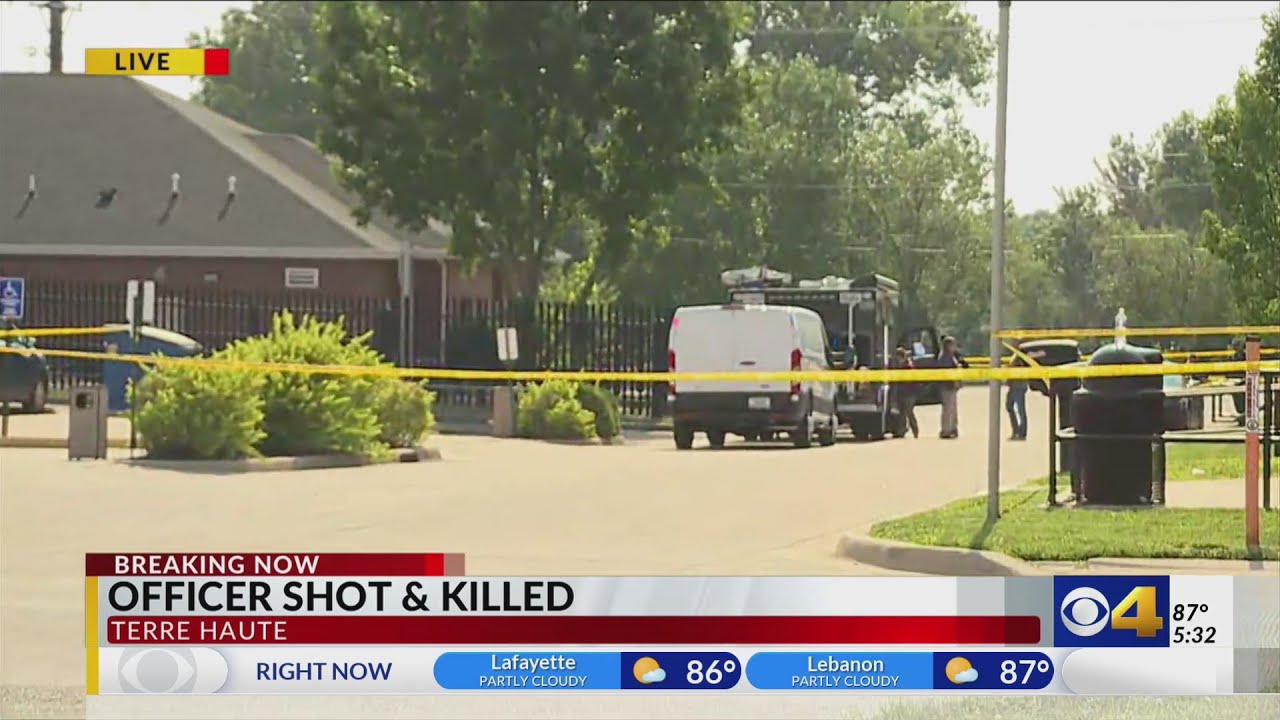 Officer shot and killed in Terre Haute - YouTube