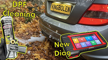 Mercedes C220 CDI DPF Clean + Pressure Sensor Replacement OM651,  Kingbolen K7