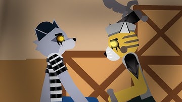 Tigry Vs Rash (Piggy Roblox) - Stick Nodes Piggy Animation