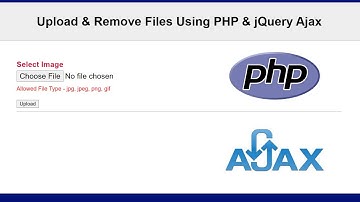 How to upload file and delete using PHP & Ajax - Demo