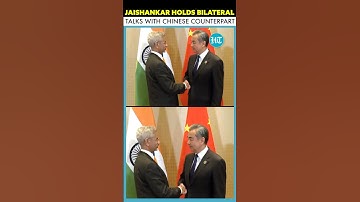 EAM S Jaishankar Meets Chinese Counterpart Wang Yi On The Sidelines Of G20 Summit