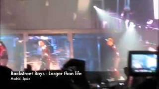 Backstreet Boys - Larger than life (live)