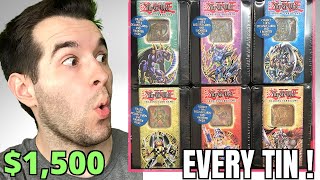 Opening EVERY 2005 Yugioh Tin Ever Made!