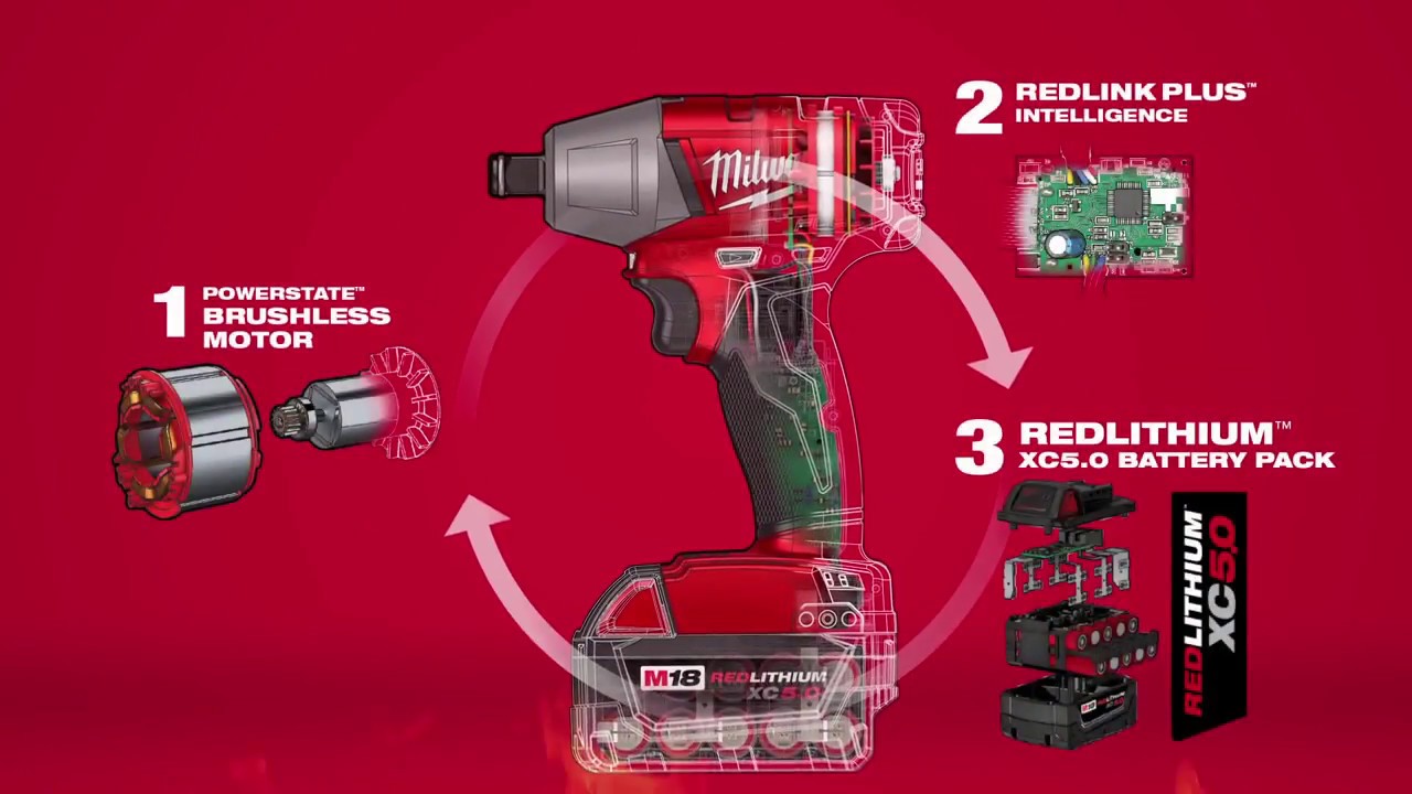 Milwaukee 2755b 20 M18 Fuel Cordless Lithium Ion 1 2 In Compact Product Videos