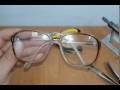 Ремонт очков .  Как починить очки . Repair of points. How to fix the glasses.