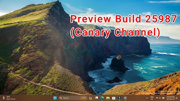 Windows 11 Insider Preview Build 25987 (Canary Channel)