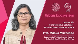 Lecture 38: Transformative Solutions -Nature-based Solutions Basics