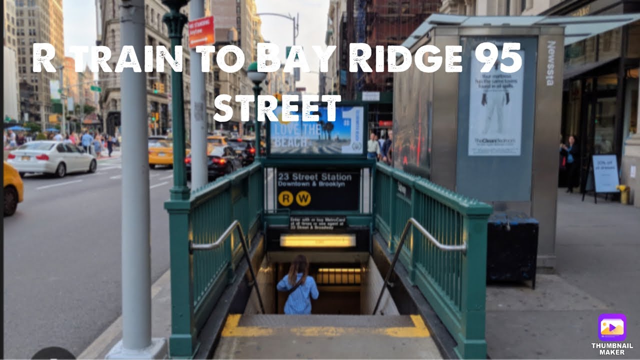 R train full ride to Bay Ridge 95 street - YouTube