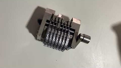 Leibinger Rotary 7 Digit Numbering Machine Heidelberg