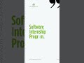 REGISTER NOW | SOFTWARE INTERNSHIP PROGRAM.