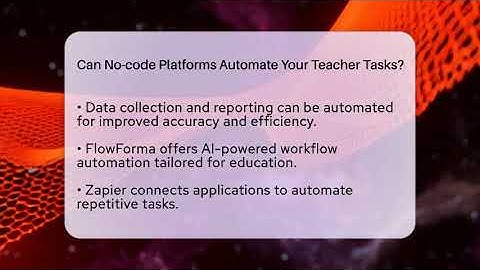 Can No-code Platforms Automate Your Teacher Tasks? - Teacher Tech Toolbox