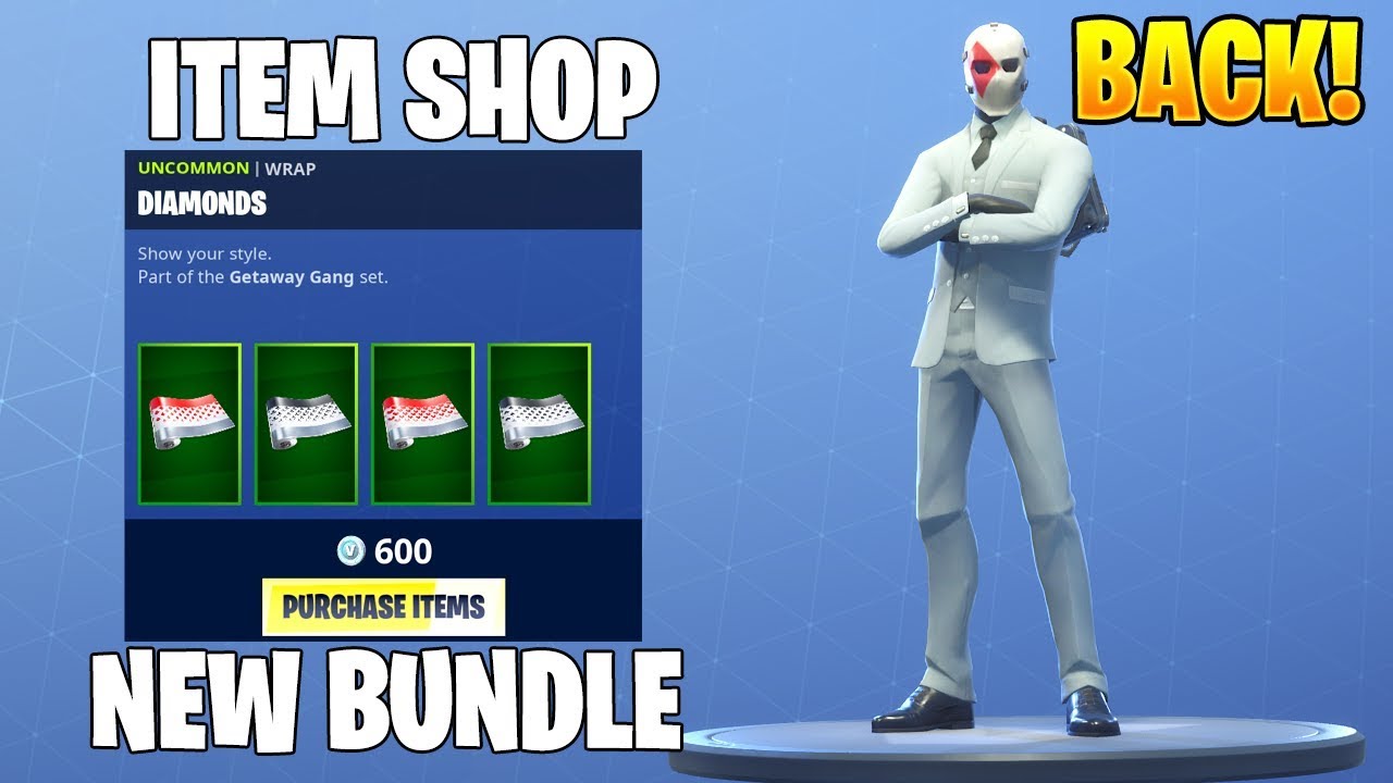 *NEW* WILD CARD WRAP BUNDLE (Wild Card is Back) Fortnite Item Shop March 14, 2019