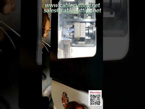 Automatic Wire Cutting and Stripping Machine with Coiling Winder 0.3mm-3mm
