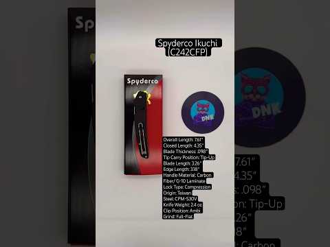 Spyderco Ikuchi - C242CFP @SpydercoKnivesOfficial