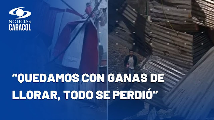 Pánico en Usme por vendaval que arrancó tejados y destrozó ventanales