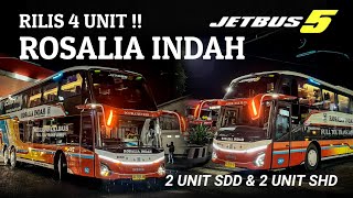 Rilis 4 Unit Baru !! Rosalia Indah Jetbus 5 Scania K410CB Karoseri Adiputro 2024
