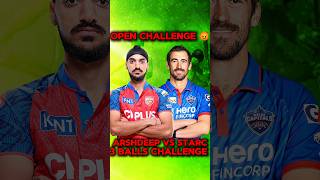 Starc vs Arshdeep: 3 Ball Challenge! 😱 Who is the King? #Shorts #viral