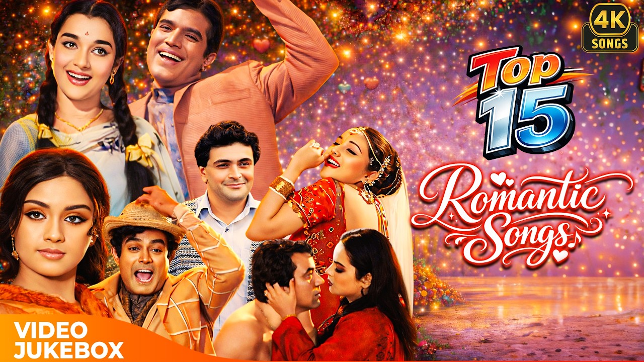 Top 15 Romantic Songs ❤️ | Evergreen Bollywood Love Songs Jukebox | 4K Hindi Songs