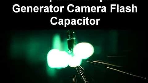 Inexpensive Spark Generator - camera flash capacitor