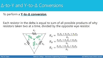 [EET10105C - Fundamentals of DC Circuits] Maximum Power Transfer Theorem, Delta-to-Wye Conversions