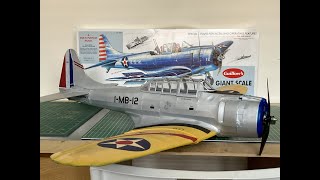 SKippy’s Guillow’s SBD‑3 Dauntless RC Conversion – Complete Balsa Warbird Build