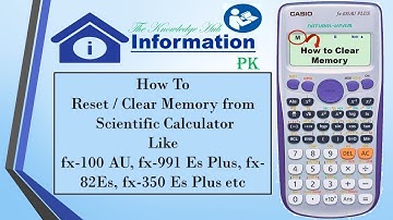How to Reset / Clear Memory (M) of Casio Scientific Calculator Screen
