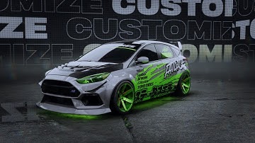 NFS Unbound Ford Focus Rs Brutal Turbo sound Customization Gameplay