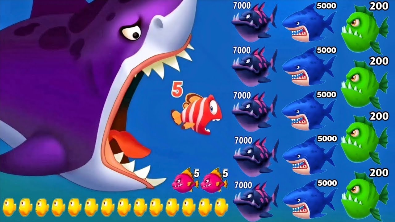 Fishdom 🐠 ads Mini Game [33] hungry fish BIG update Gameplay Ads - YouTube