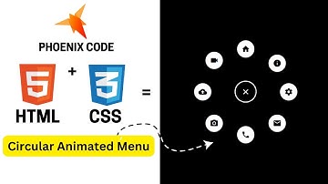 How to create a Cool Circular Menu in HTML CSS