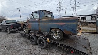 I bought a few items from Facebook Marketplace for my 1966 Chevy C10 trucks "Almond Joy" and "Luke"!